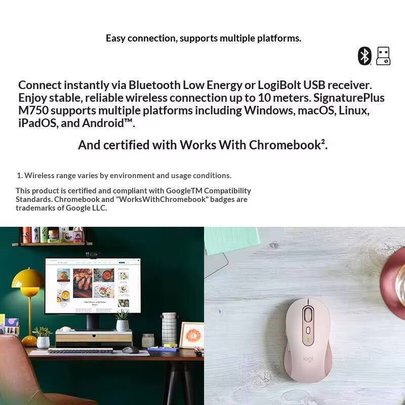 Logitech M750 Ergonomische Mui - Home Automation Industry recensie en prijs